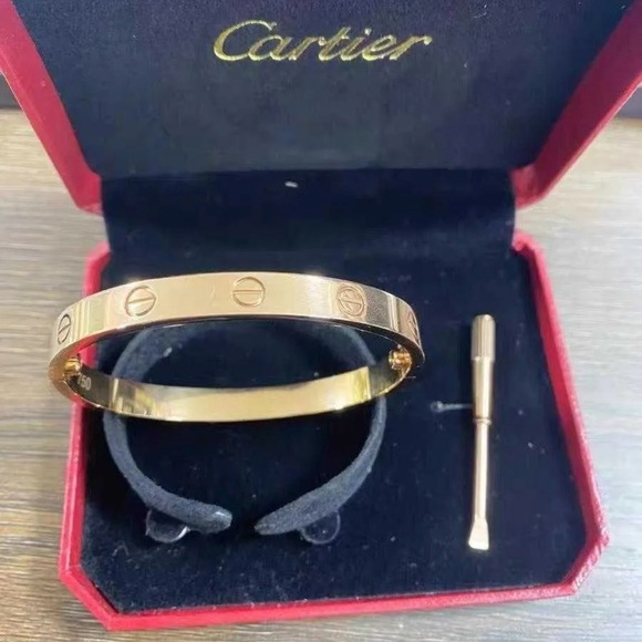 Cartier Accessories - Cartier Gold Love Bracelet with Screwdriver